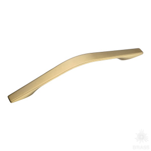 6812-020 Ручка скоба, матовая латунь 160 мм