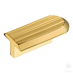 9022 0032 GL Ручка скоба, глянцевое золото 32 мм