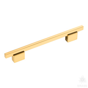 2552-003-160 Ручка рейлинг, глянцевое золото 160 мм