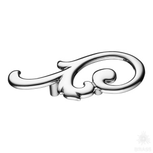 15.141.02.15 left Ручка скоба, глянцевое серебро 32 мм