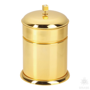 3512-72-003 Ведро, латунь с кристаллами Swarovski, глянцевое золото