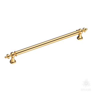 1670-60-224-052 Ручка рейлинг, глянцевое золото 224 мм