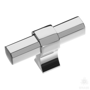 8720 0008 CR-CR Ручка кнопка, глянцевый хром