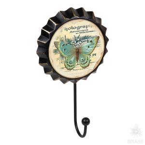 9065N85 Крючок декоративный BOTANIC, металл