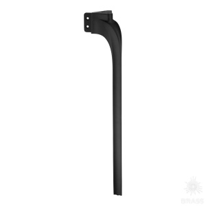 2399 0730 Matt Black Опора мебельная CRUZ ELIT,чёрный 730 мм