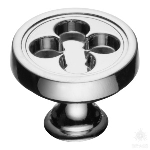 15.312.30.07 Ручка кнопка, глянцевый хром