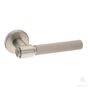 HA213RO12 NBM-NBM/NB AXES-L Ручка дверная, матовый никель/никель