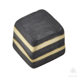 127A1 Ручка кнопка керамика, чёрно-белый