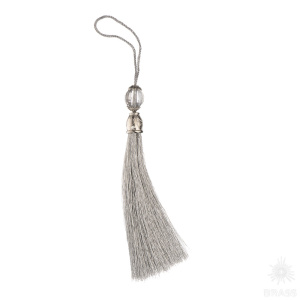 TASSEL-10-SILVER Кисточки для мебельных ручек, глянцевый хром
