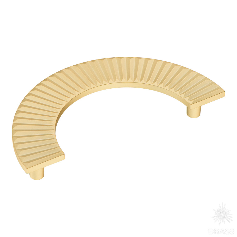 1193 128PC35 Ручка скоба, матовое золото 128 мм