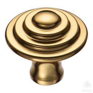 1935 0038 GL Ручка кнопка, глянцевое золото