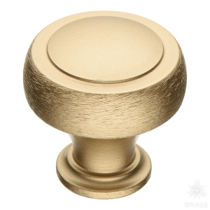 1915 0032 ELX5 Ручка кнопка, брашированная латунь