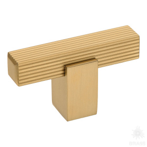 9214 0008 GB-GB Ручка кнопка, матовая латунь