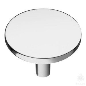 4137 001MP02 Ручка кнопка, глянцевый хром