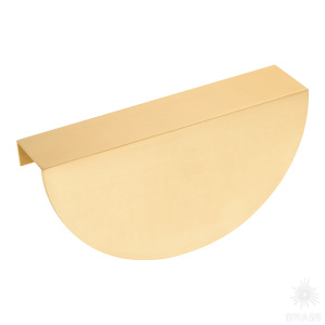 1233-200-Matt Gold Ручка торцевая, сатинированное золото 160 мм