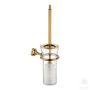 3504-12-003 Ёршик, латунь, стекло, эксклюзивная коллекция, глянцевое золото