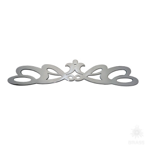 15.800.01.07 Ручка скоба современная классика, глянцевый хром 224 мм