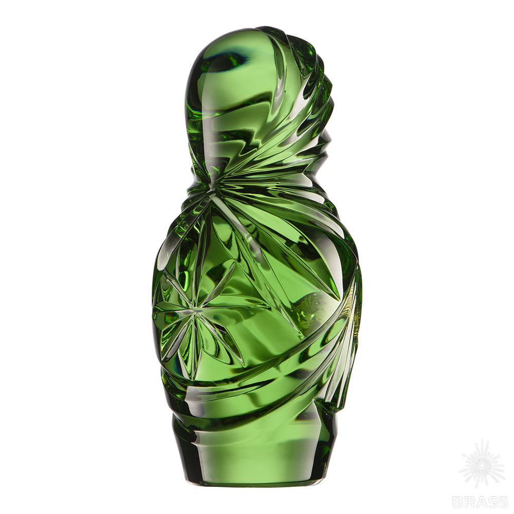 9892 Ручка "Матрёшка" Хрусталь, серия "Вдохновлённые Россией",  Изумрудный 