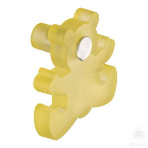 3017.0050.021.180 Ручка кнопка детская, мишка желтый