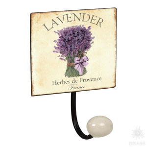 9064N03 Крючок декоративный LA PROVENCE, металл/фарфор