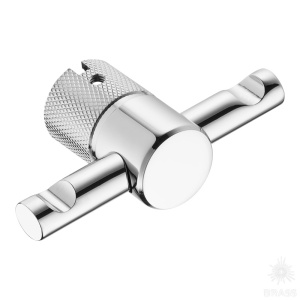 1011 012 CR Крючок мебельный, глянцевый хром