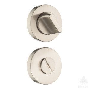 9191 MP08 WC ROSETTE Накладка с поворотной кнопкой, сатинированный никель (комплект 2 шт)