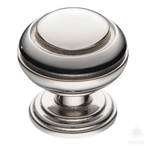0712-080 Ручка кнопка, глянцевый никель