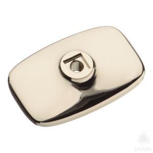 3051 0050 PN Подложка для мебельных ручек, глянцевый никель