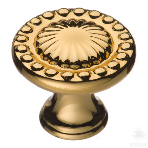 4456 0008 GL Ручка кнопка, глянцевое золото