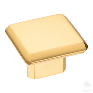 4106 016MP11 Ручка кнопка, глянцевое золото 16 мм