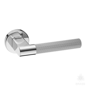 HA247LRO12 CR LEO-L Ручка дверная, глянцевый хром