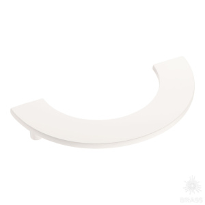 1196 128PC21 Ручка скоба, белый 128 мм