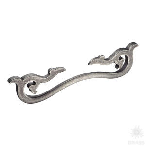 305192MP14 Ручка скоба, старое серебро 192 мм