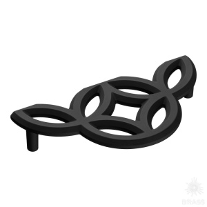 1283 128PC24 Ручка скоба, чёрный 128 мм