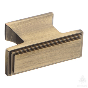 4237 0016 ABM Ручка кнопка, состаренная латунь 16 мм