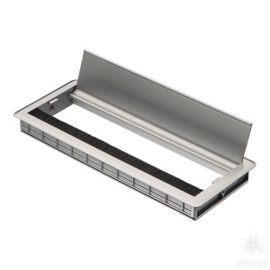 25.20.380-0 Заглушка кабель-канала MAMBO, материал алюминий, серебро