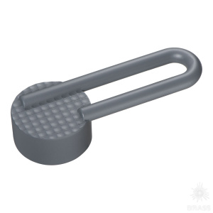 AT 100.32.64 ATIPICA Ручка скоба, серый 32 мм