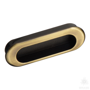 15.113.75.04 Ручка врезная, старая бронза