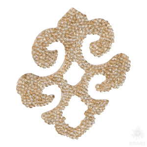 702812-001GSHA Swarovski elements Декоративная накладка Valentina, золотой