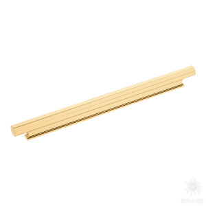 9332 0224 GL Ручка скоба, глянцевое золото 224 мм