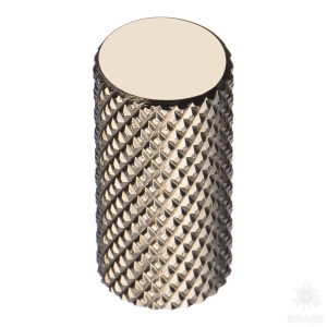 1990 0012 PN Ручка кнопка, глянцевый никель