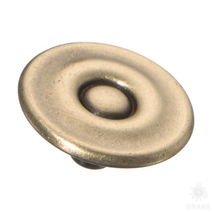 1026.0035.001 Ручка кнопка современная классика, античная бронза