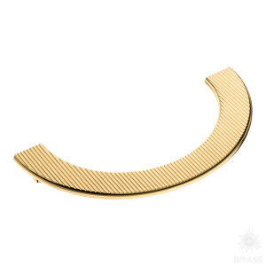 1197 192MP11 Ручка скоба, глянцевое золото 192 мм