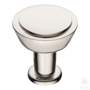0784-080 Ручка кнопка, глянцевый никель