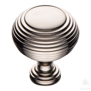 1937 0032 PN Ручка кнопка, глянцевый никель 