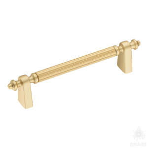 1121 128PC35 Ручка скоба, матовое золото 128 мм