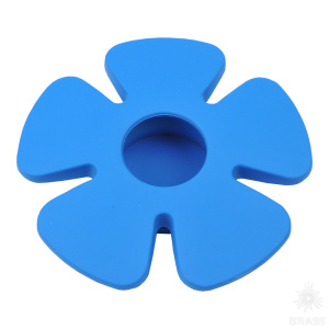 435025ST05 Ручка кнопка детская, цветок синий