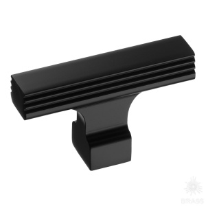 63-Matt Black Ручка кнопка, чёрный 