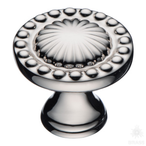 4456 0008 PN Ручка кнопка, глянцевый никель