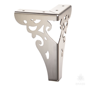 KAX-4626-0150-A04 Опора мебельная резная, никель